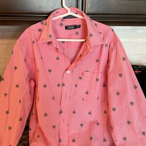 Izod palm tree shirt